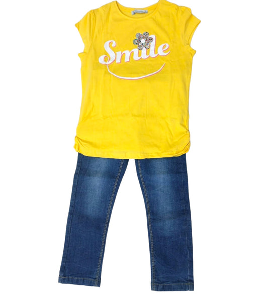 Girls Suit Yellow Colour