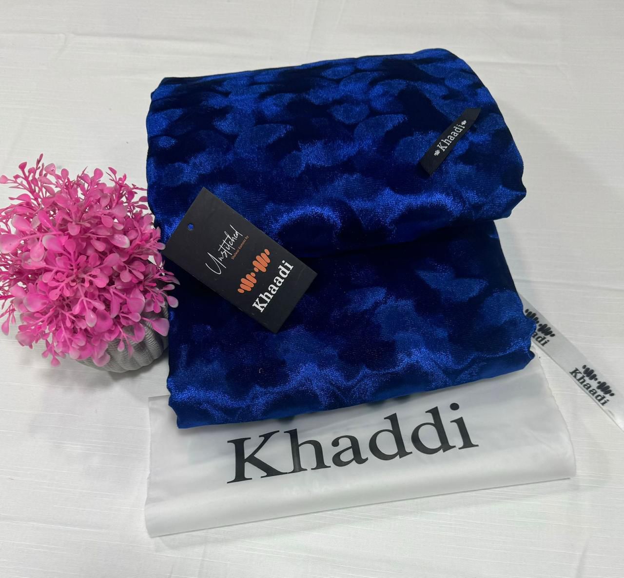 KHADDI 2PC / ALHUMDULILLAH WINTER VELVET PLUCHI COLLECTION 2024-25