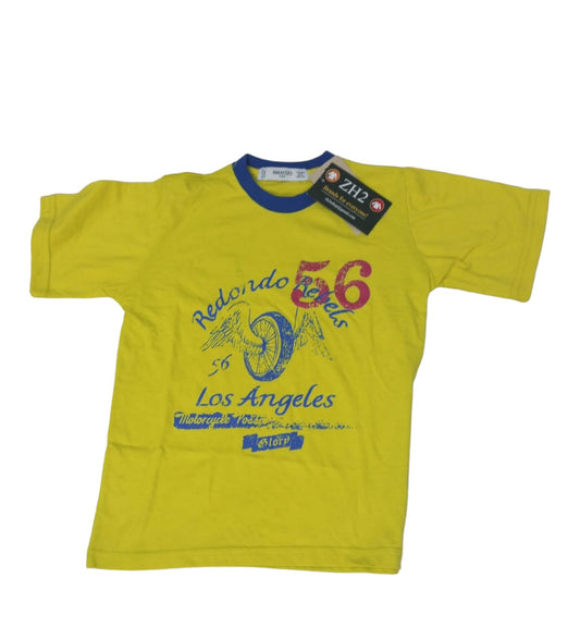 Kids Mango T-Shirt Yellow Colour