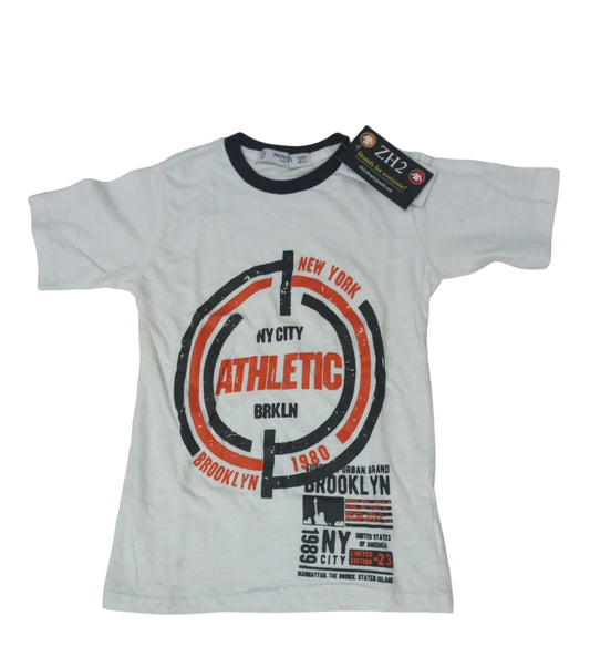 Mango T-Shirt For Boys IN White Colour